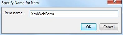 Adding Web Form