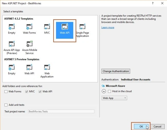 Web API Project Template