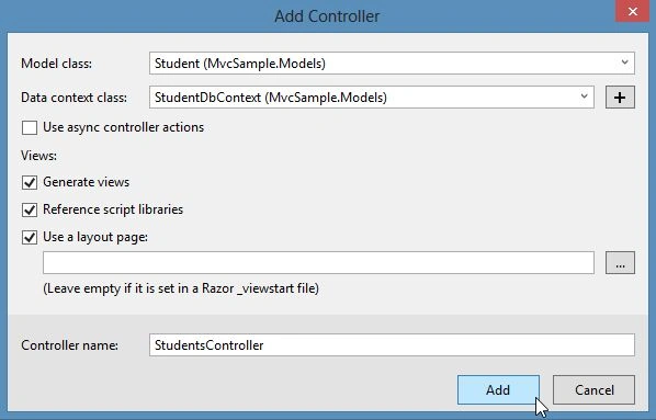 Adding Controller