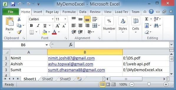 Excel File