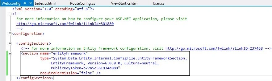 EF6 in VS 2012