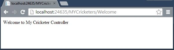 Welcome Controller
