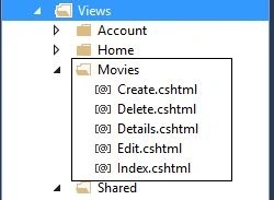 Views Folder in MVC 5