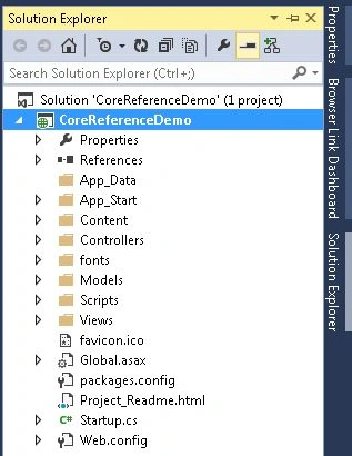 Solution Explorer