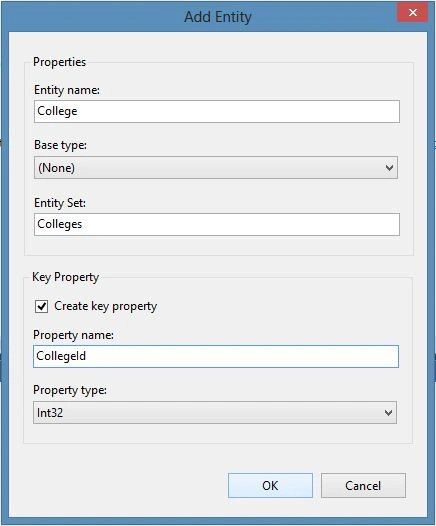 Add Entity in Model
