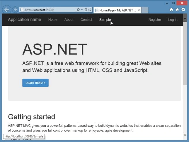 Accessing Controller in MVC