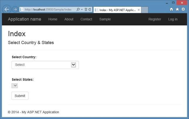 Index View in MVc