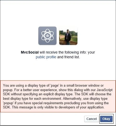 Authenticating Fb App