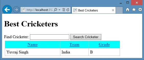 Search record