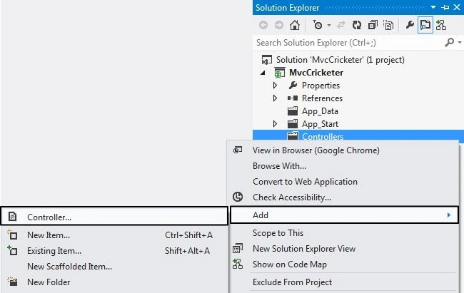 Adding Controller