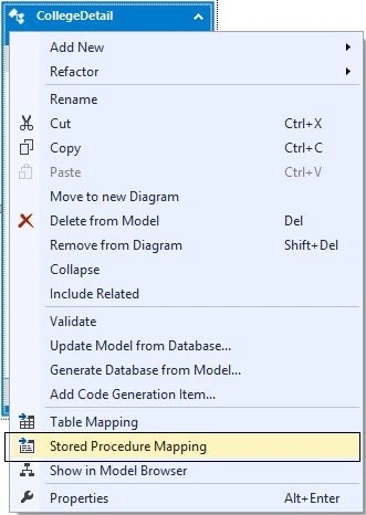 Stored Procedure Mapping