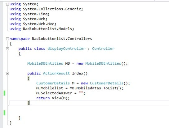 Controller Code