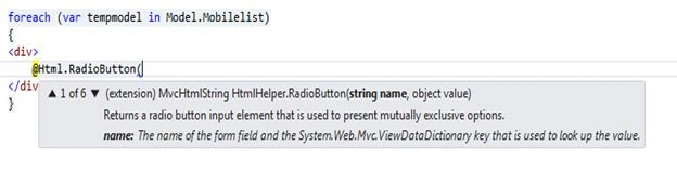 Using RadioButton