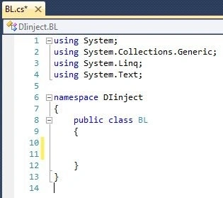 Adding BL class