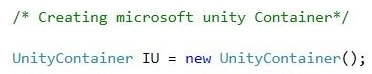 Unity Container