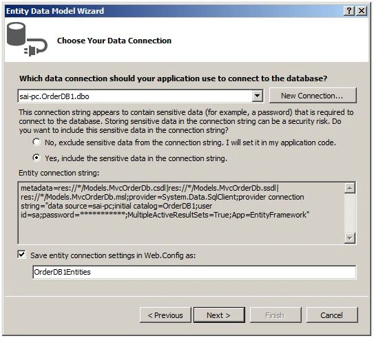Selecting database objects