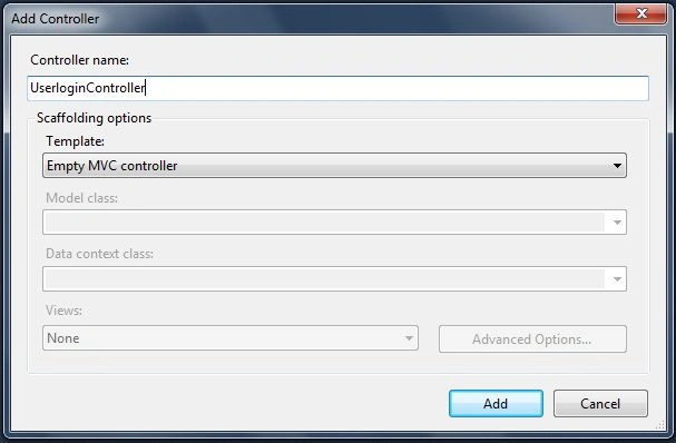new dialog
