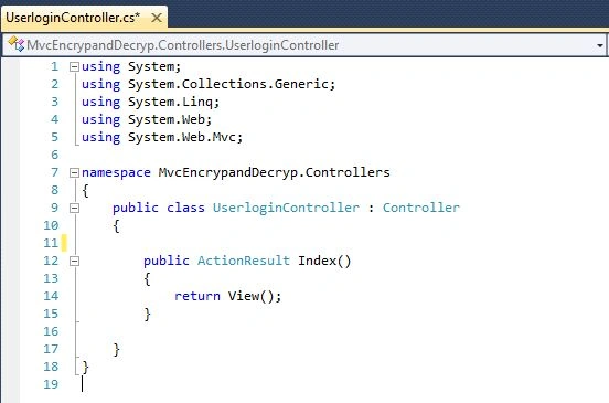 UserloginController cs