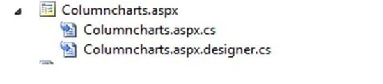 column chart aspx page