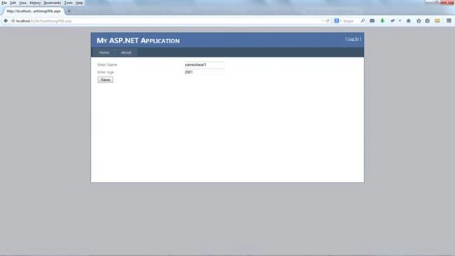 Insert using XML