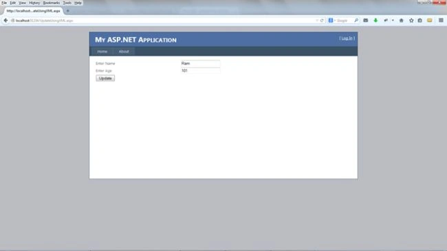 Snapshot of Update