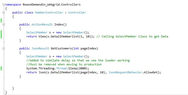 controller code