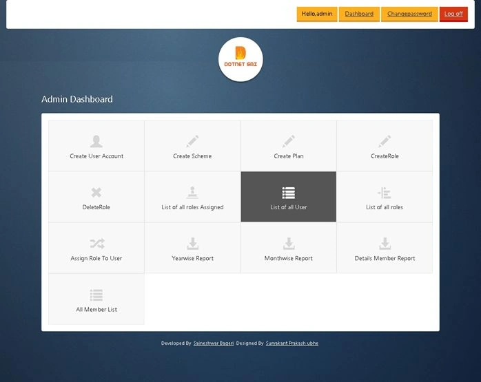 Account Section