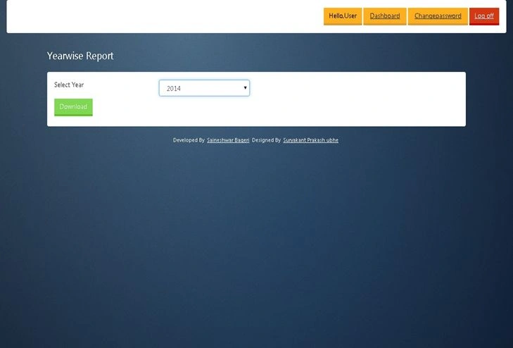 Year wise Report Download