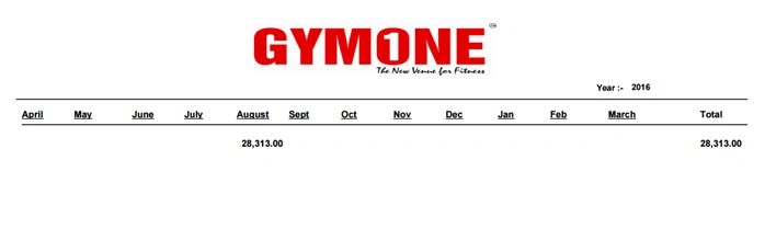 Year wise Report