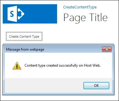 Create Content Type