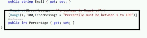 Specify Range Validation