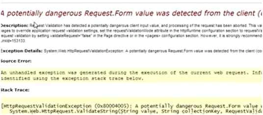 error 