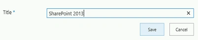 Manage Categories