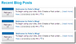 Recent Blog Posts
