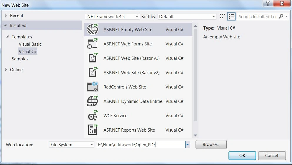 Visual Studio 2012
