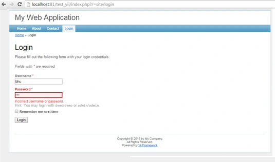 login