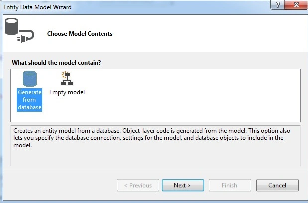 Entity data model