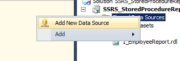 SSRS Report Using Stored Procedure