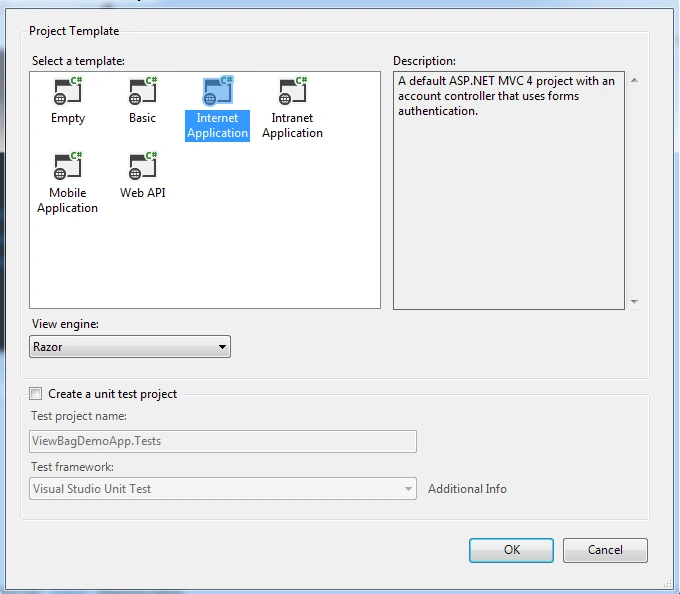 ASP.NET MVC application