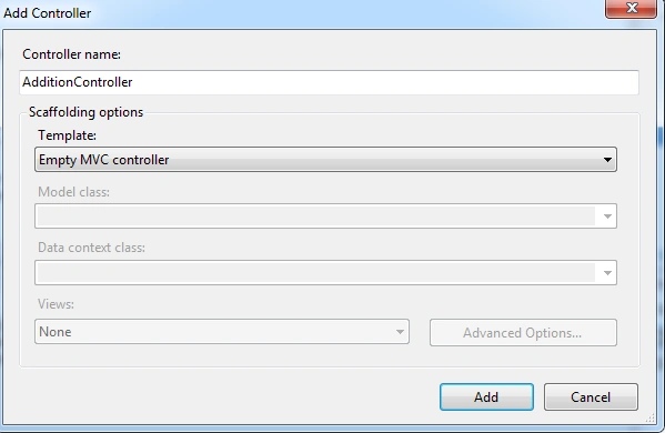 Adding new Controller