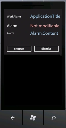 AlarmWP7