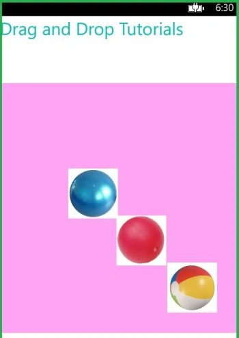 drag and drop