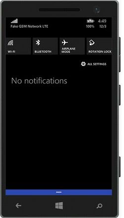 no notification