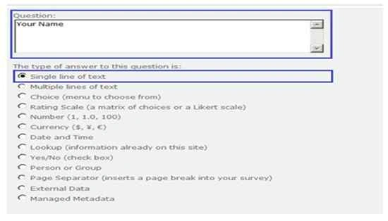 Indicates that answer