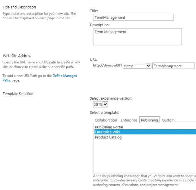 Enterprise Wiki