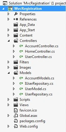 MVC Rgistration