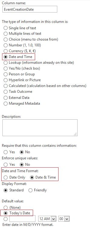 select datetime
