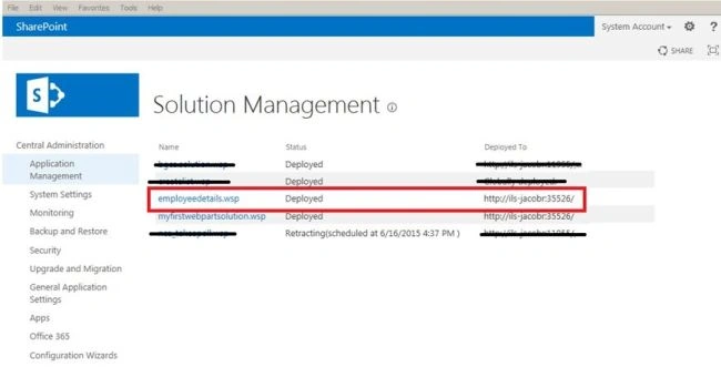 solution management
