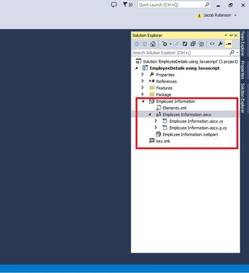 Create a Web Part using Visual Studio