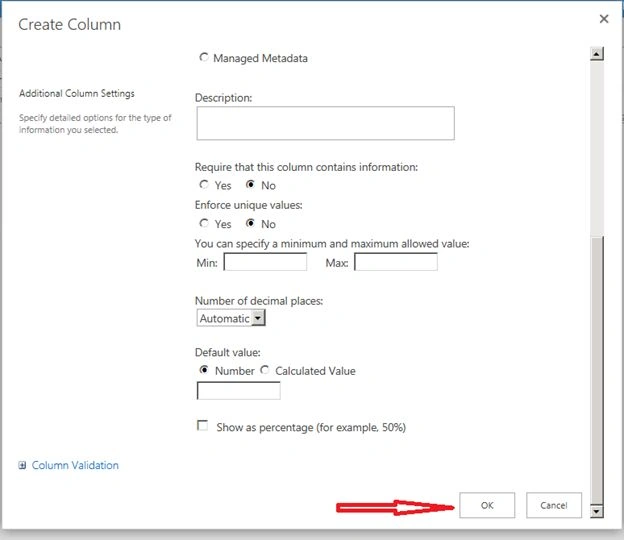 create button  